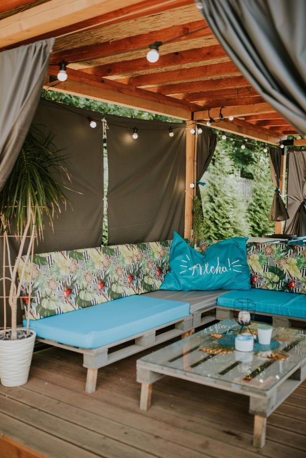 Aloha Glamp - Okragle Domki Przy Rzece - Balia I Sauna - Energylandia Zagornik 外观 照片