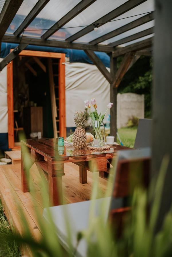 Aloha Glamp - Okragle Domki Przy Rzece - Balia I Sauna - Energylandia Zagornik 外观 照片