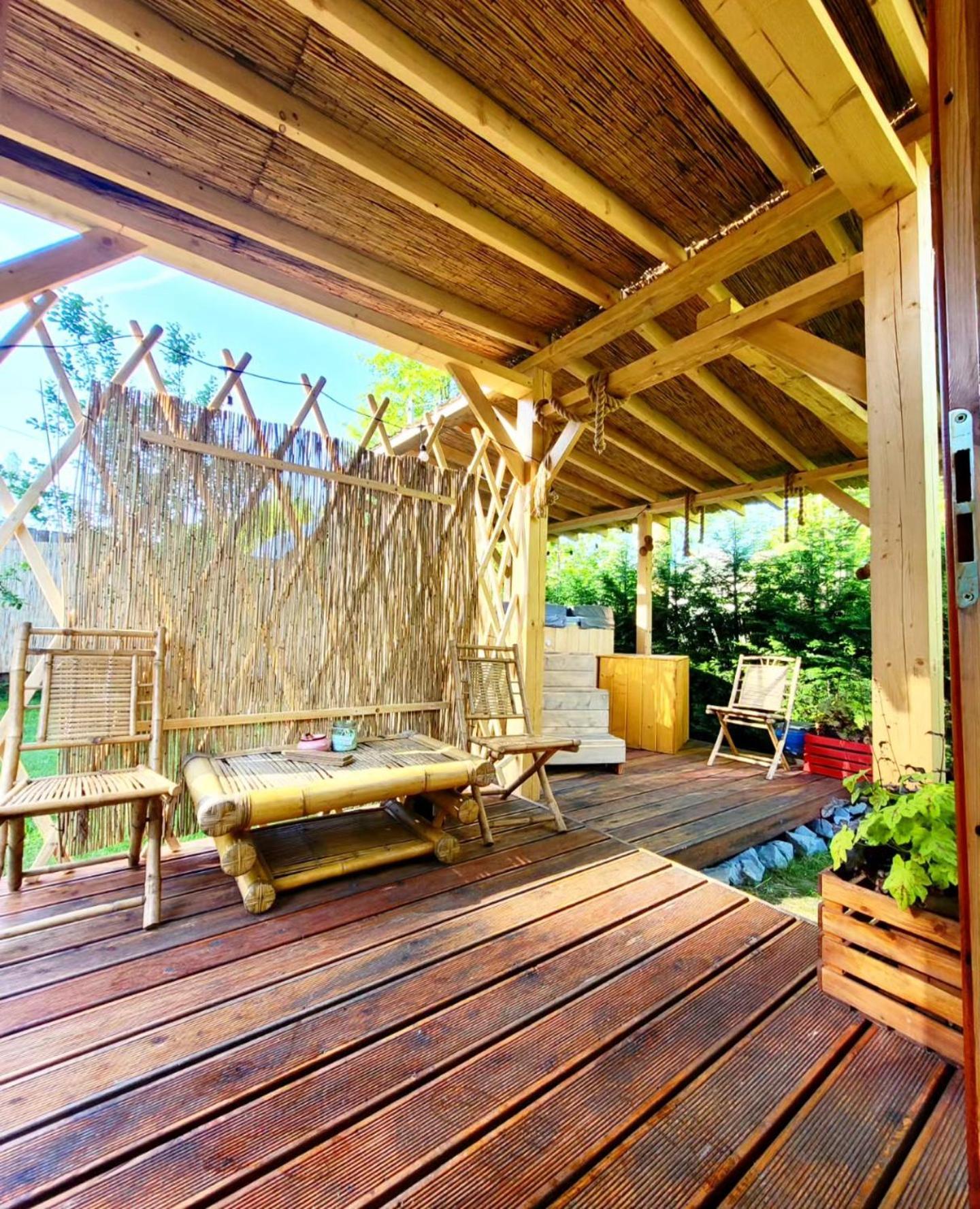 Aloha Glamp - Okragle Domki Przy Rzece - Balia I Sauna - Energylandia Zagornik 客房 照片